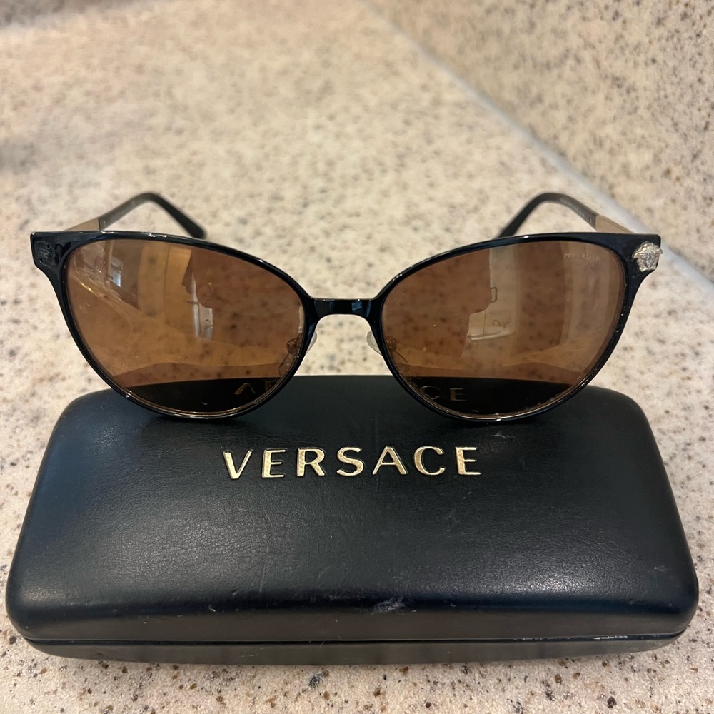 Versace sunglasses with case